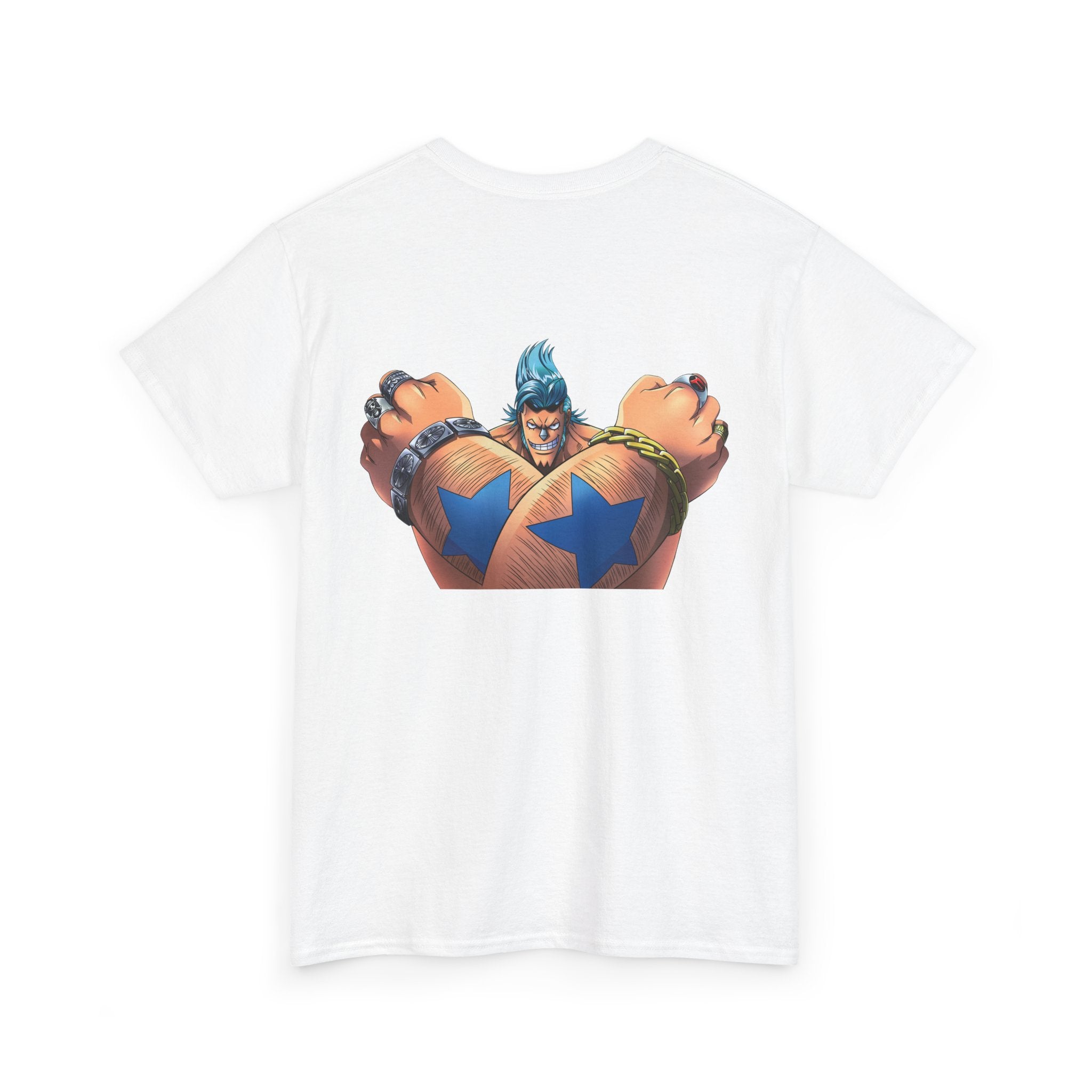 Graphic Anime Μπλούζα Franky – Retro Chest & Back Print