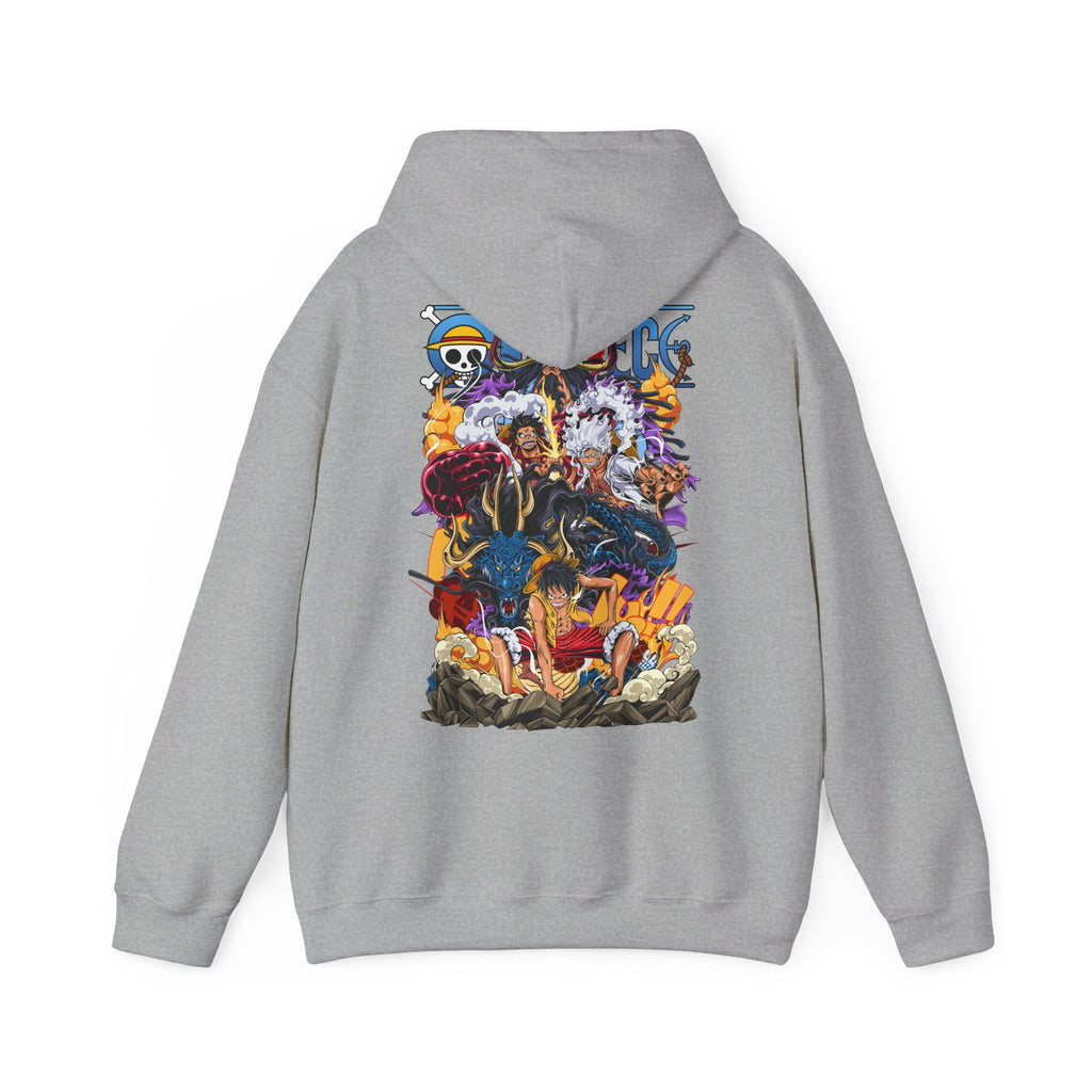 Oversized Φούτερ Luffy Gears Evolution – Unisex Comfort Fit