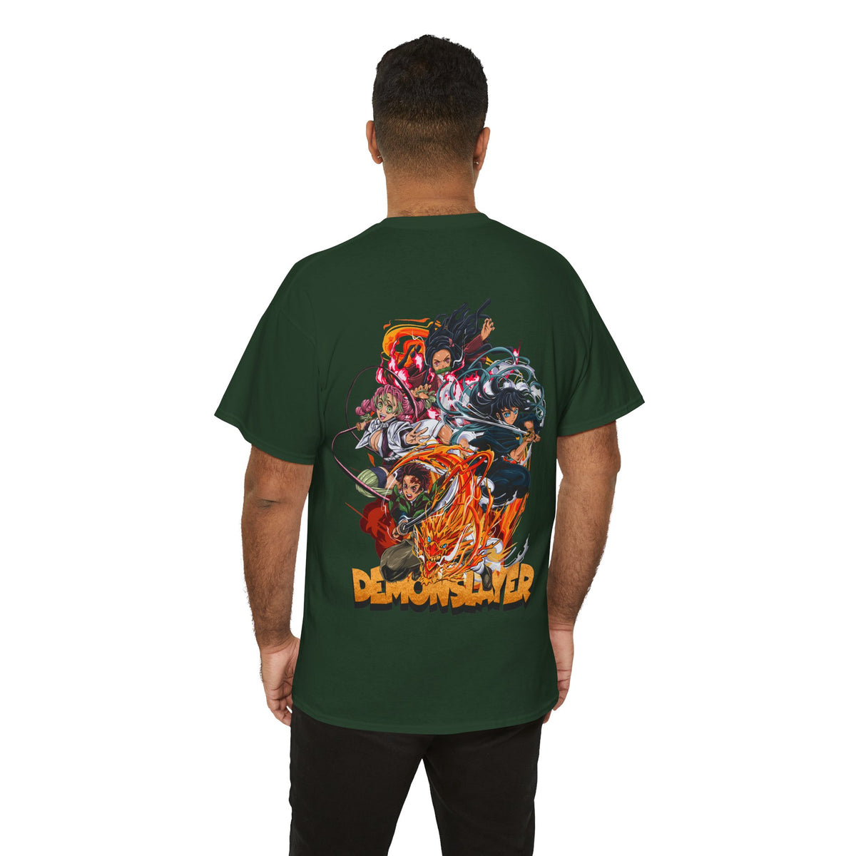 Anime T-Shirt "Demon Slayer Collage" PlusVibe (Έως 5XL)