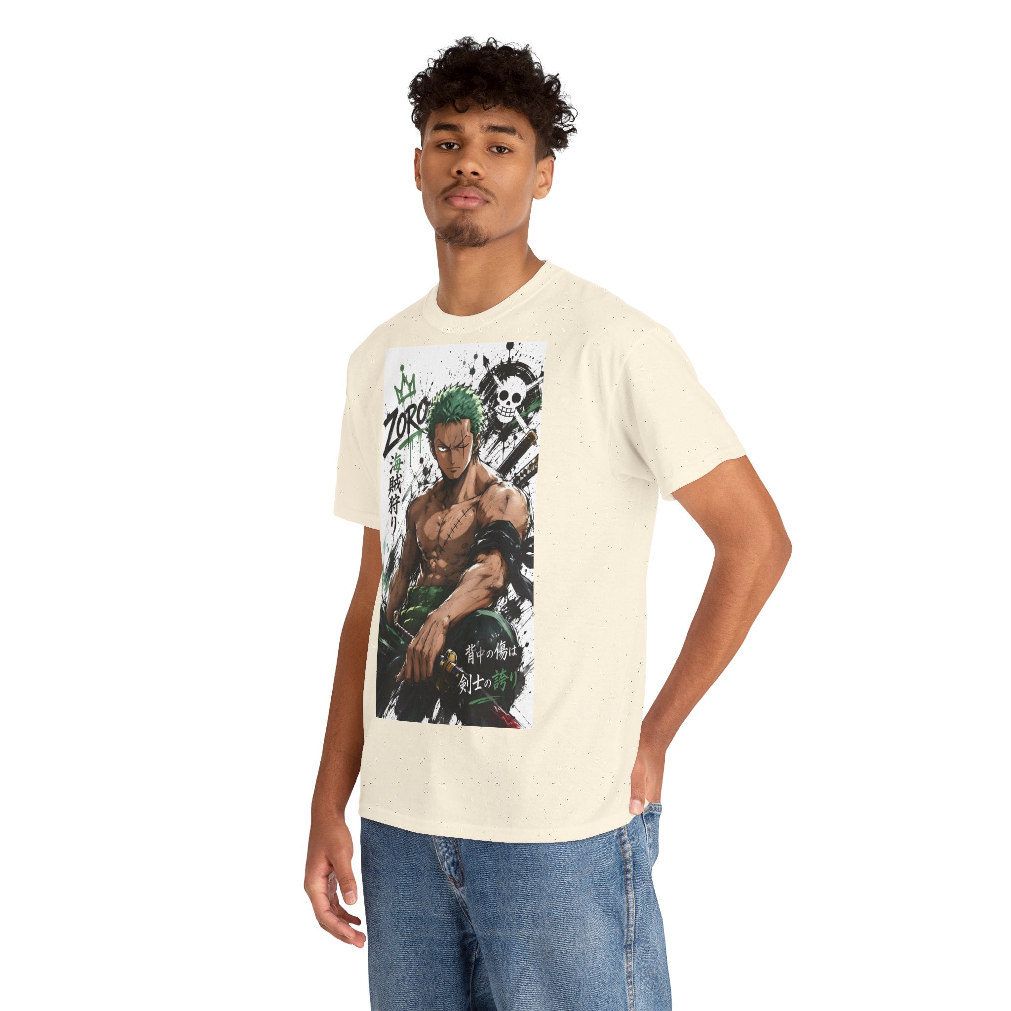 Anime T-Shirt "Roronoa Zoro Streetwear" PlusVibe (Έως 5XL)