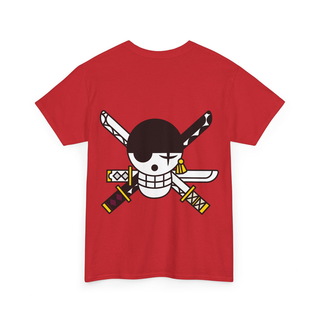 Anime T-Shirt "Zoro Jolly Roger" Backprint PlusVibe (Έως 5XL)