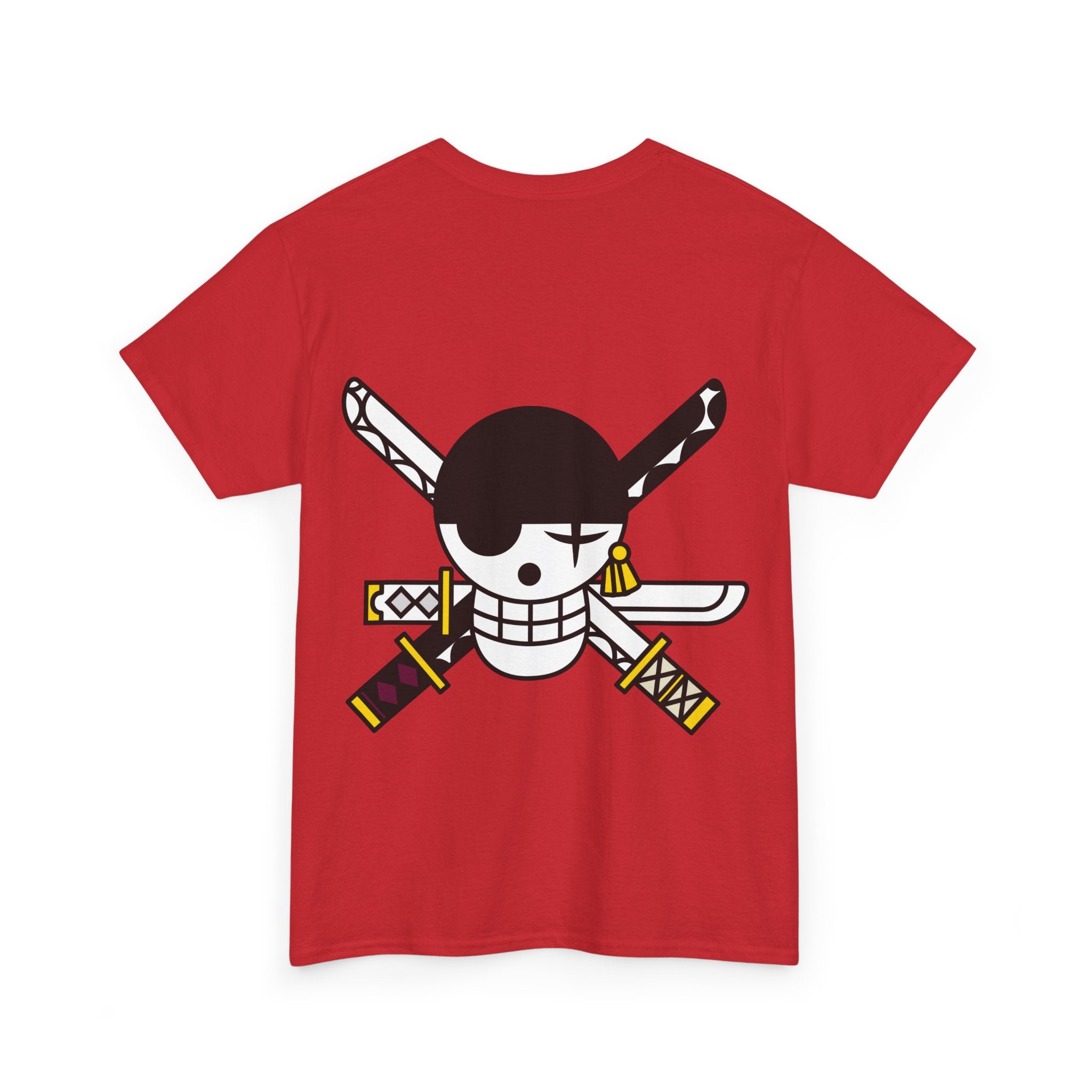 Anime T-Shirt "Zoro Jolly Roger" Backprint PlusVibe (Έως 5XL)