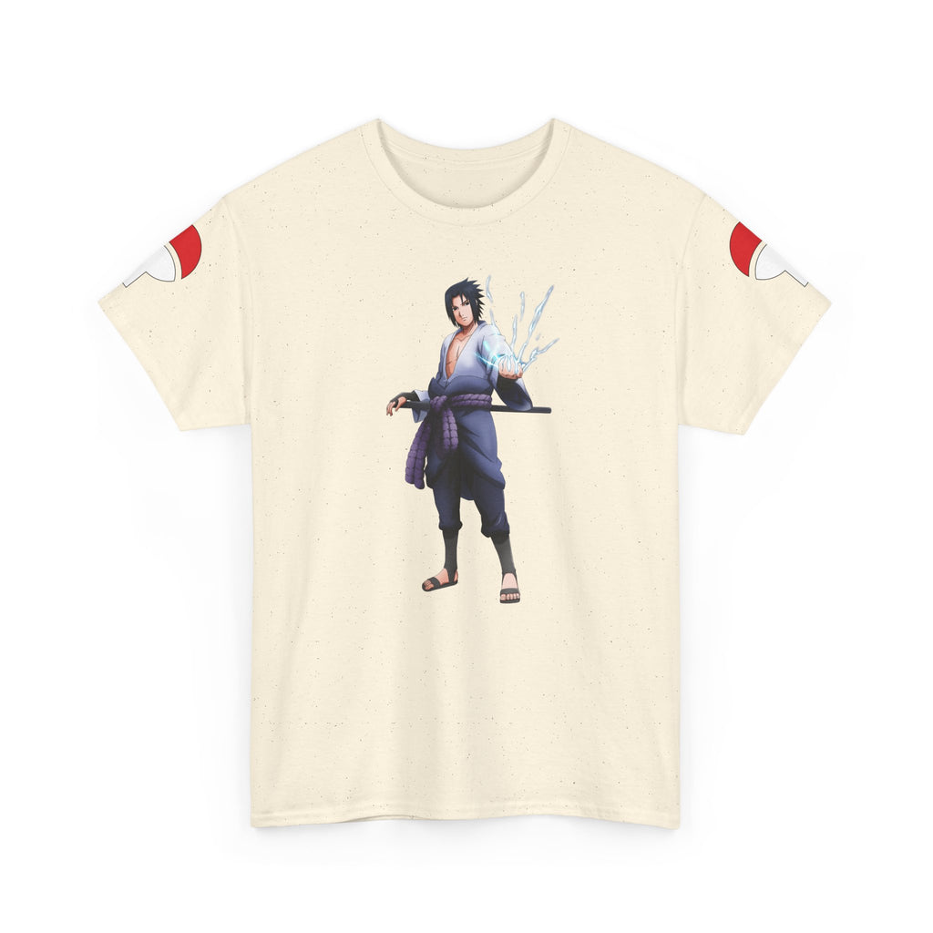 Graphic Anime Μπλούζα Sasuke – Premium Uchiha Clan Logo Tee