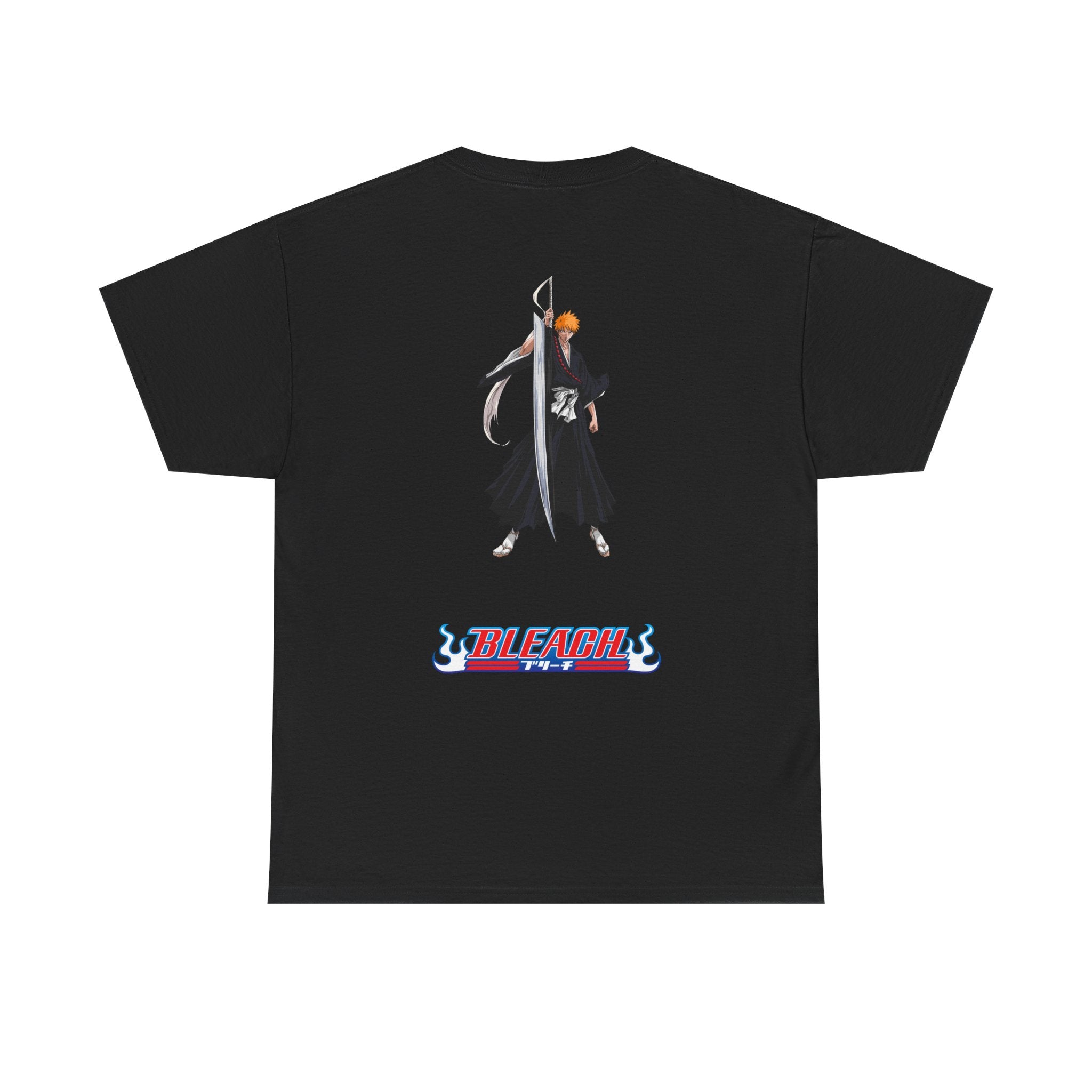 Anime T-Shirt Bleach "Ichigo Kurosaki" Back Graphic PlusVibe (Έως 5XL)