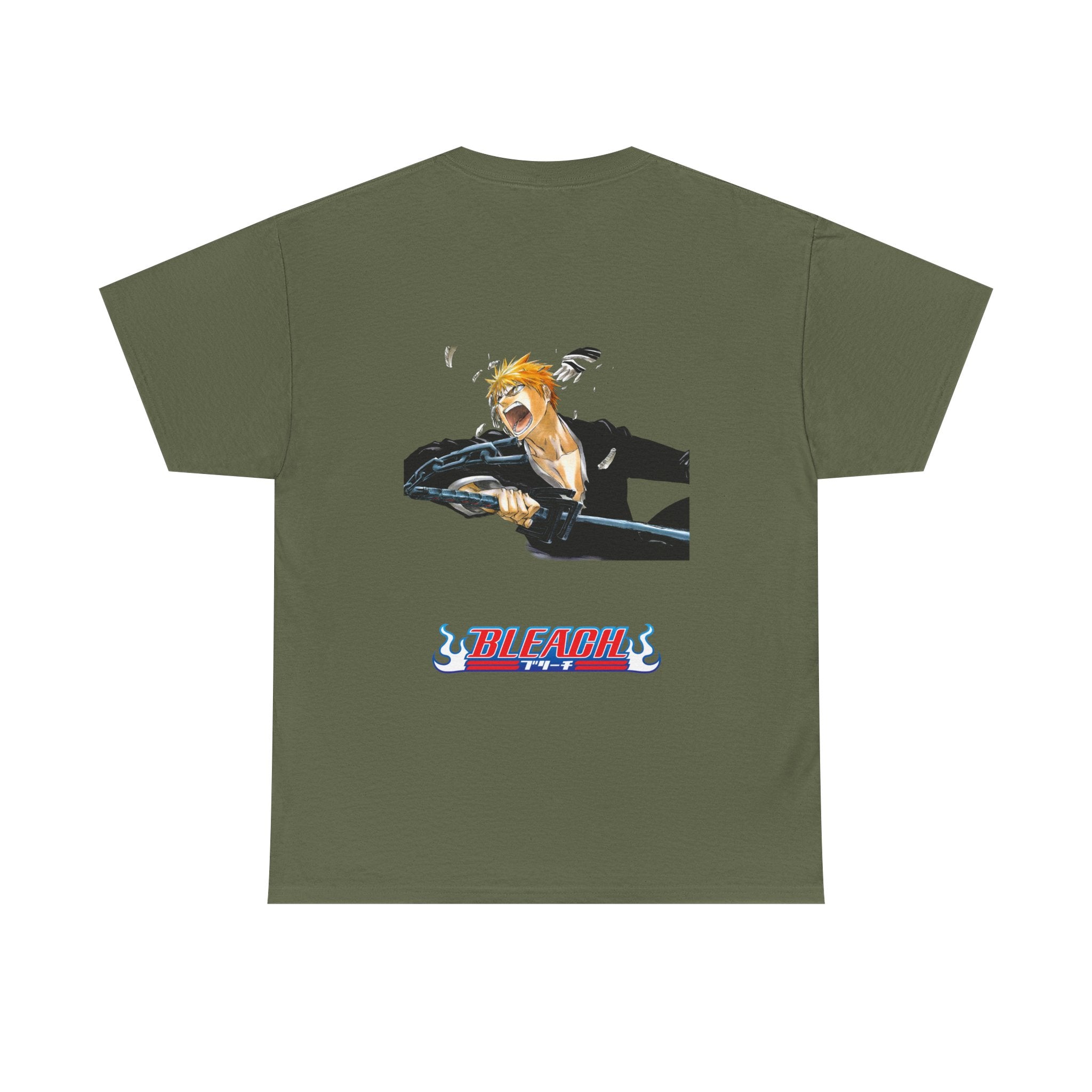 Graphic Anime Μπλούζα Bleach Retro Logo – Vintage Back Print