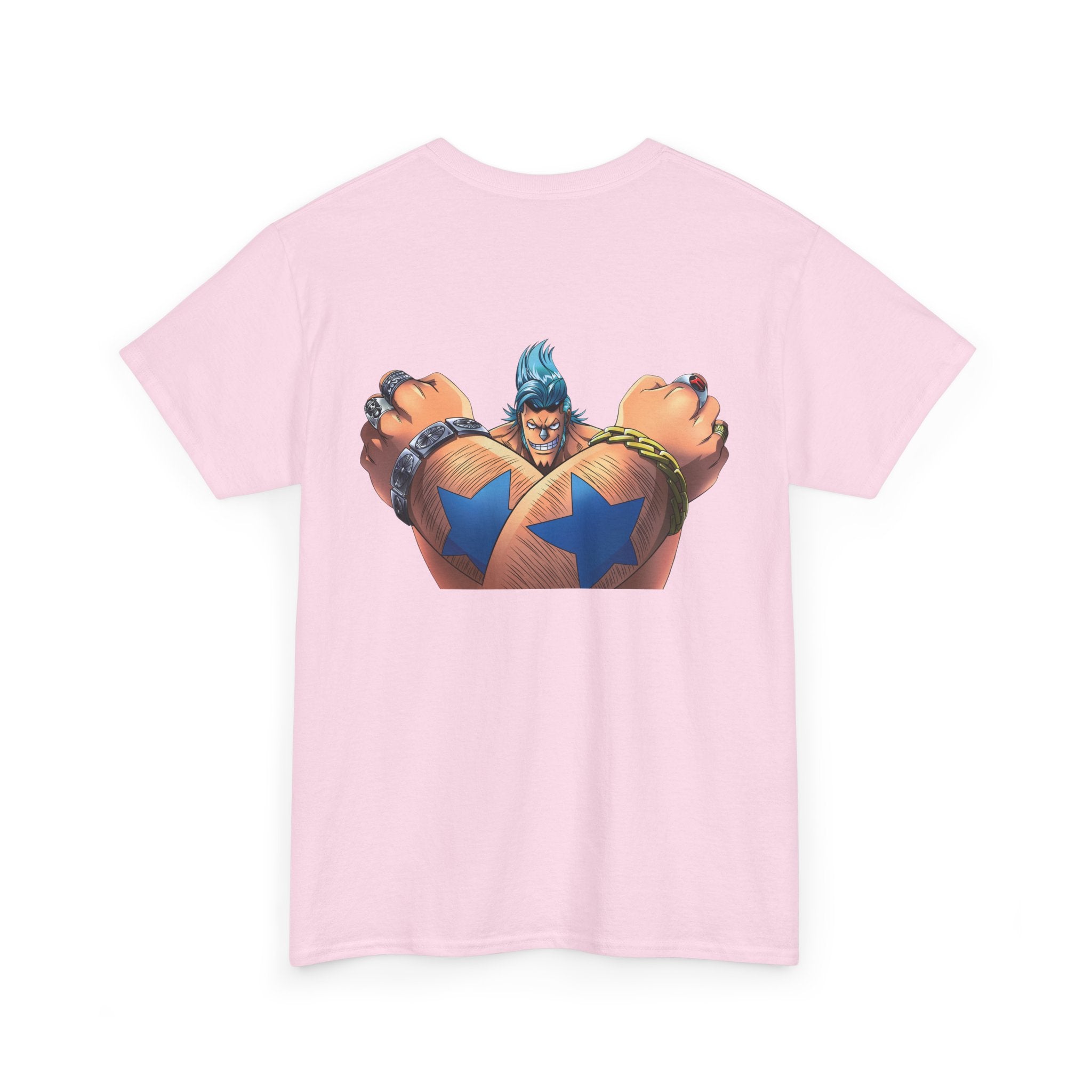 Graphic Anime Μπλούζα Franky – Retro Chest & Back Print