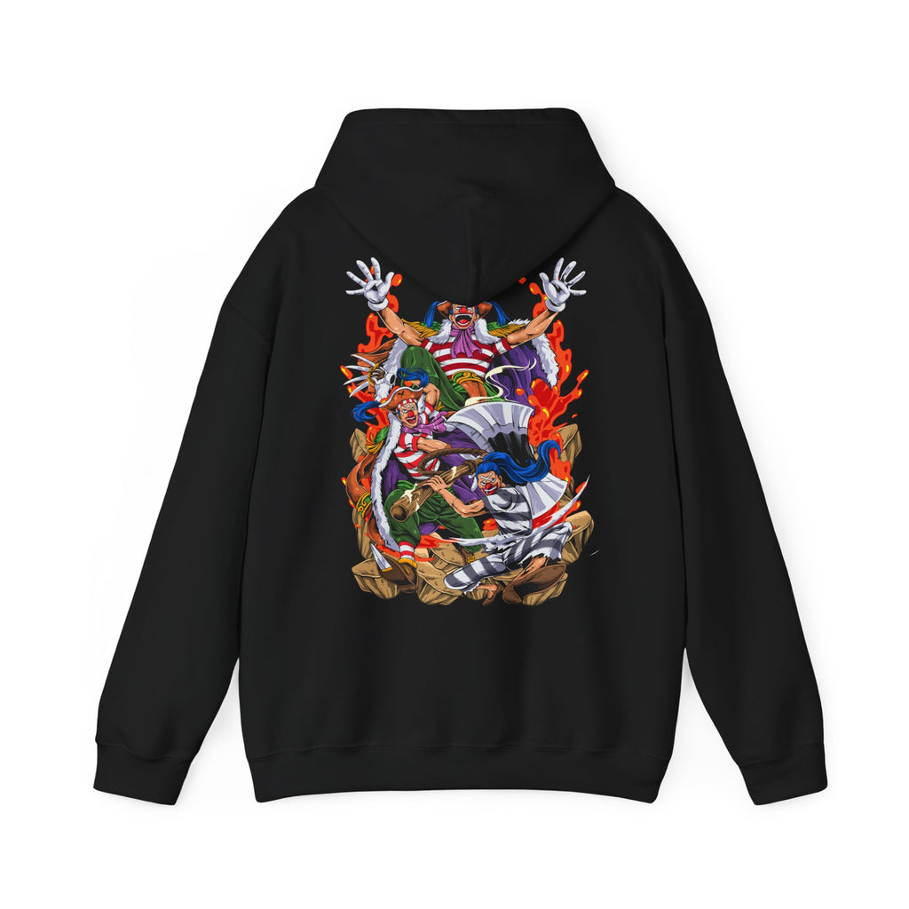 Oversized Anime Φούτερ "Buggy The Yonko" PlusVibe (Έως 5XL)