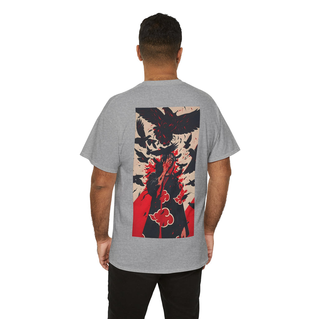 Anime T-Shirt "Itachi Uchiha Crow Illusion" PlusVibe (Έως 5XL)