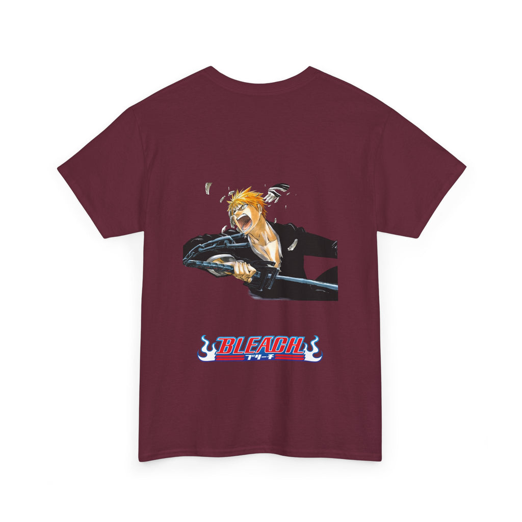 Graphic Anime Μπλούζα Bleach Retro Logo – Vintage Back Print