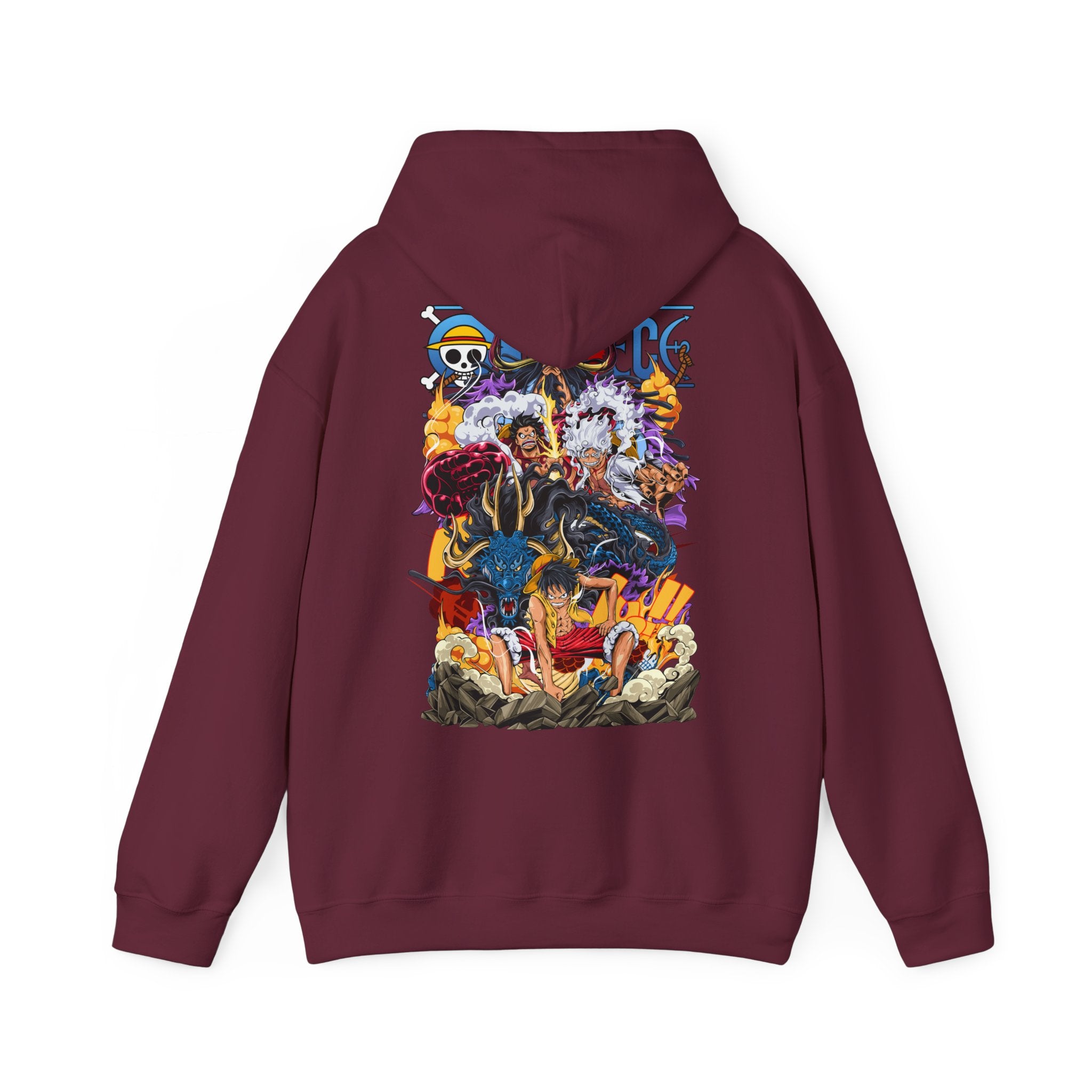 Oversized Φούτερ Luffy Gears Evolution – Unisex Comfort Fit