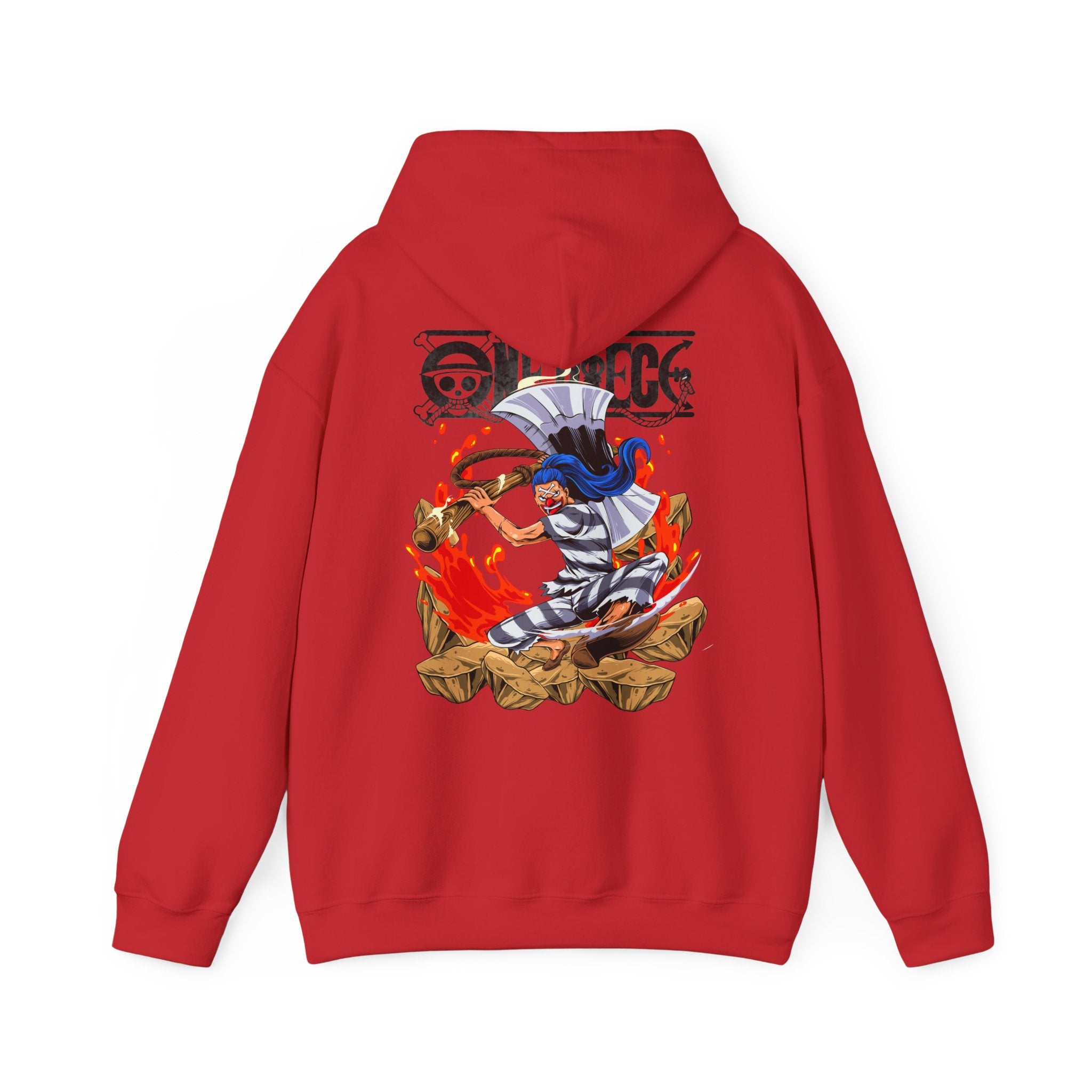 Oversized Anime Φούτερ "Buggy Flashy Yonko" PlusVibe (Έως 5XL)