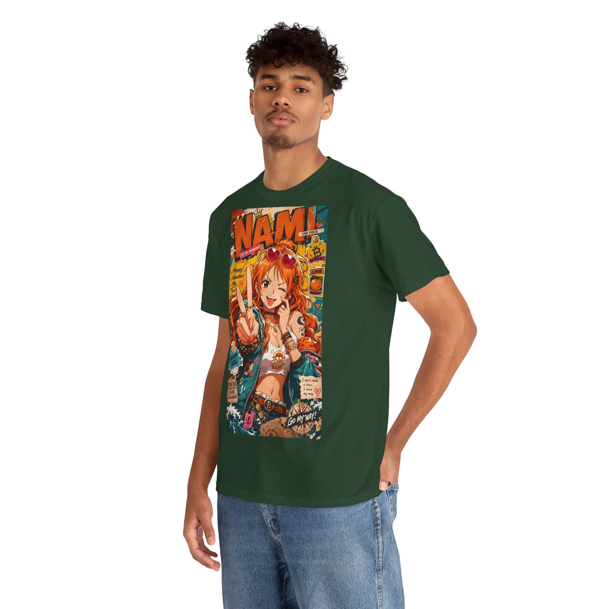 Anime T-Shirt "Nami Cat Burglar Streetwear" PlusVibe (Έως 5XL)