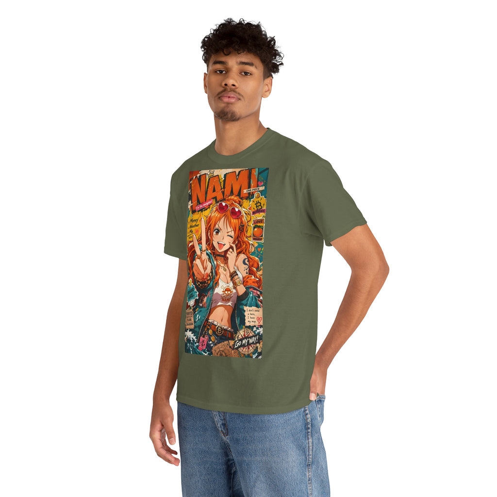 Anime T-Shirt "Nami Cat Burglar Streetwear" PlusVibe (Έως 5XL)