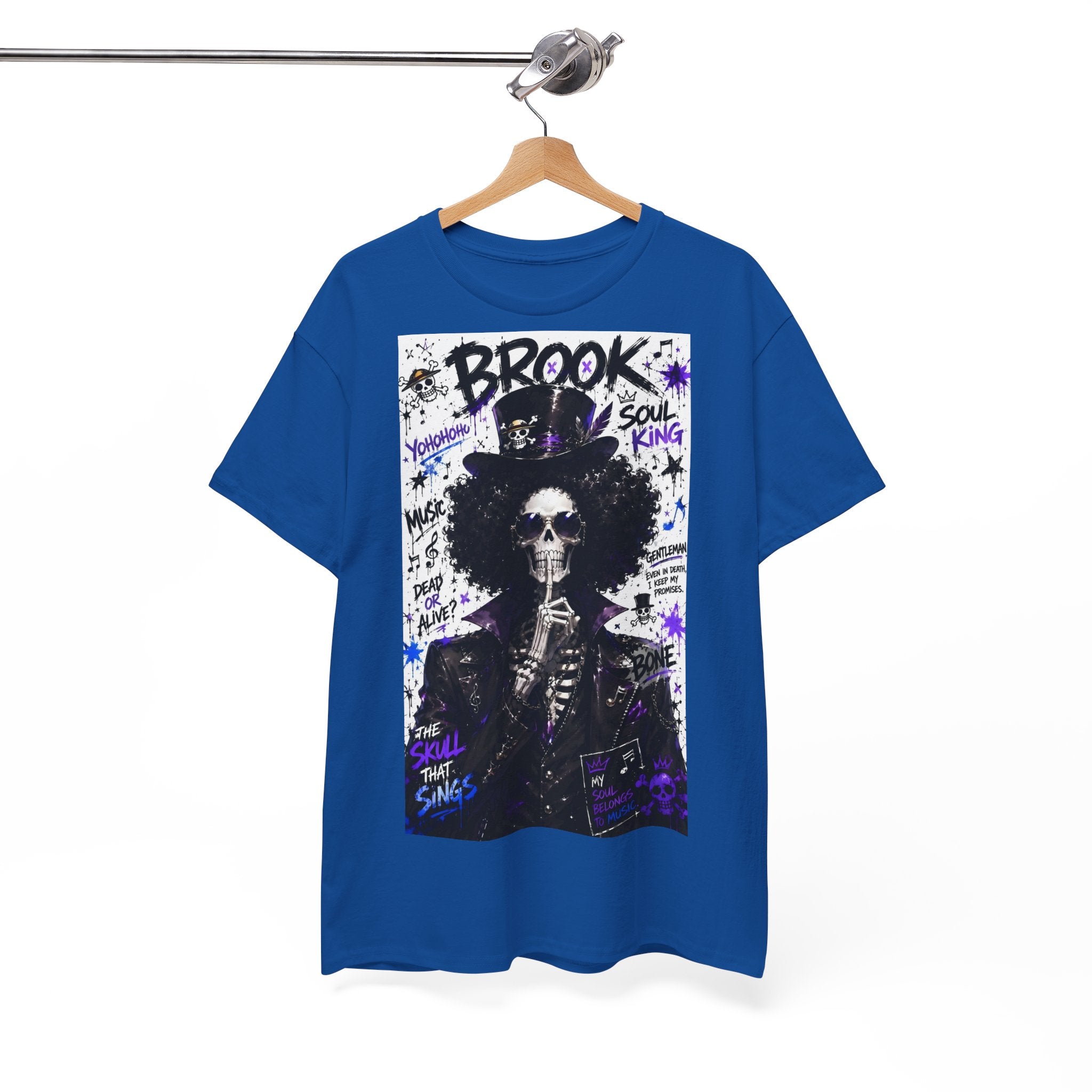 Anime T-Shirt "Soul King Brook Streetwear" PlusVibe (Έως 5XL)