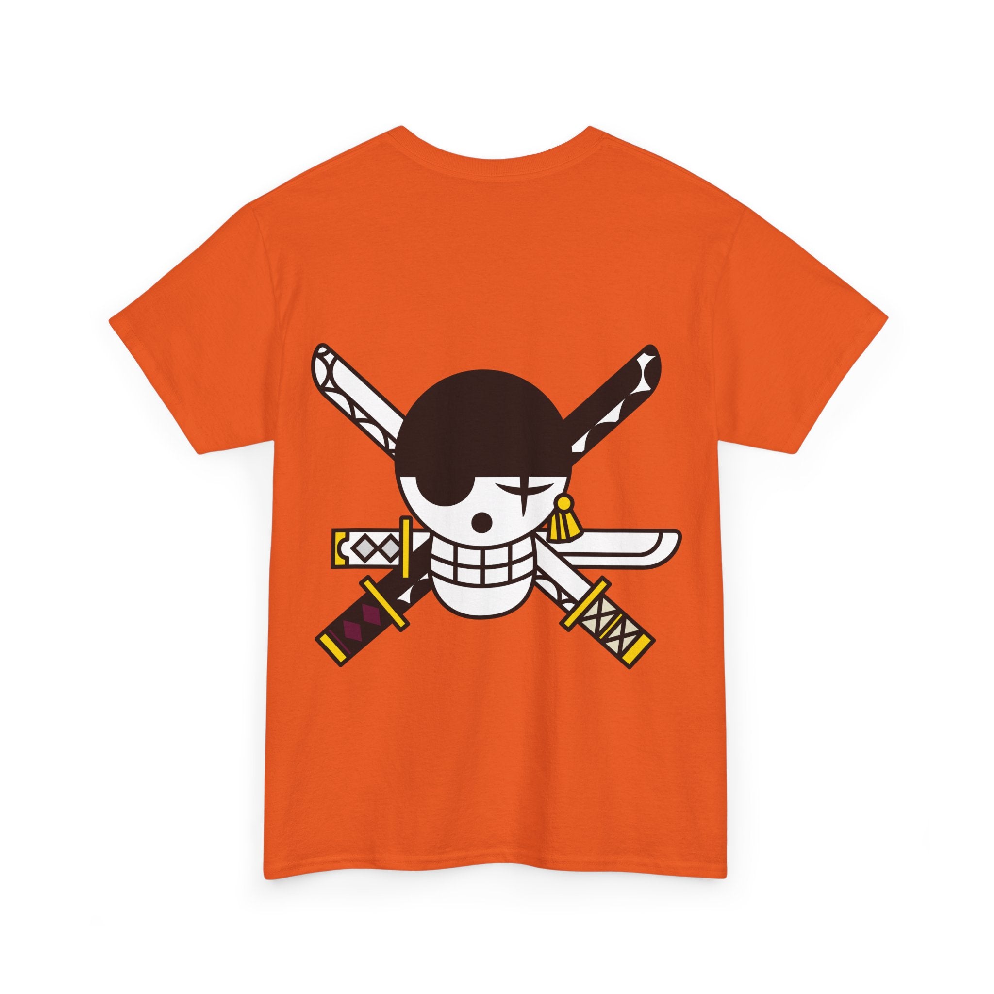 Anime T-Shirt "Zoro Jolly Roger" Backprint PlusVibe (Έως 5XL)