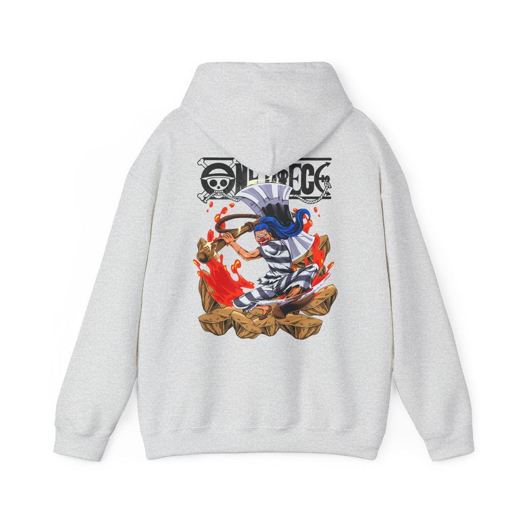 Oversized Anime Φούτερ "Buggy Flashy Yonko" PlusVibe (Έως 5XL)