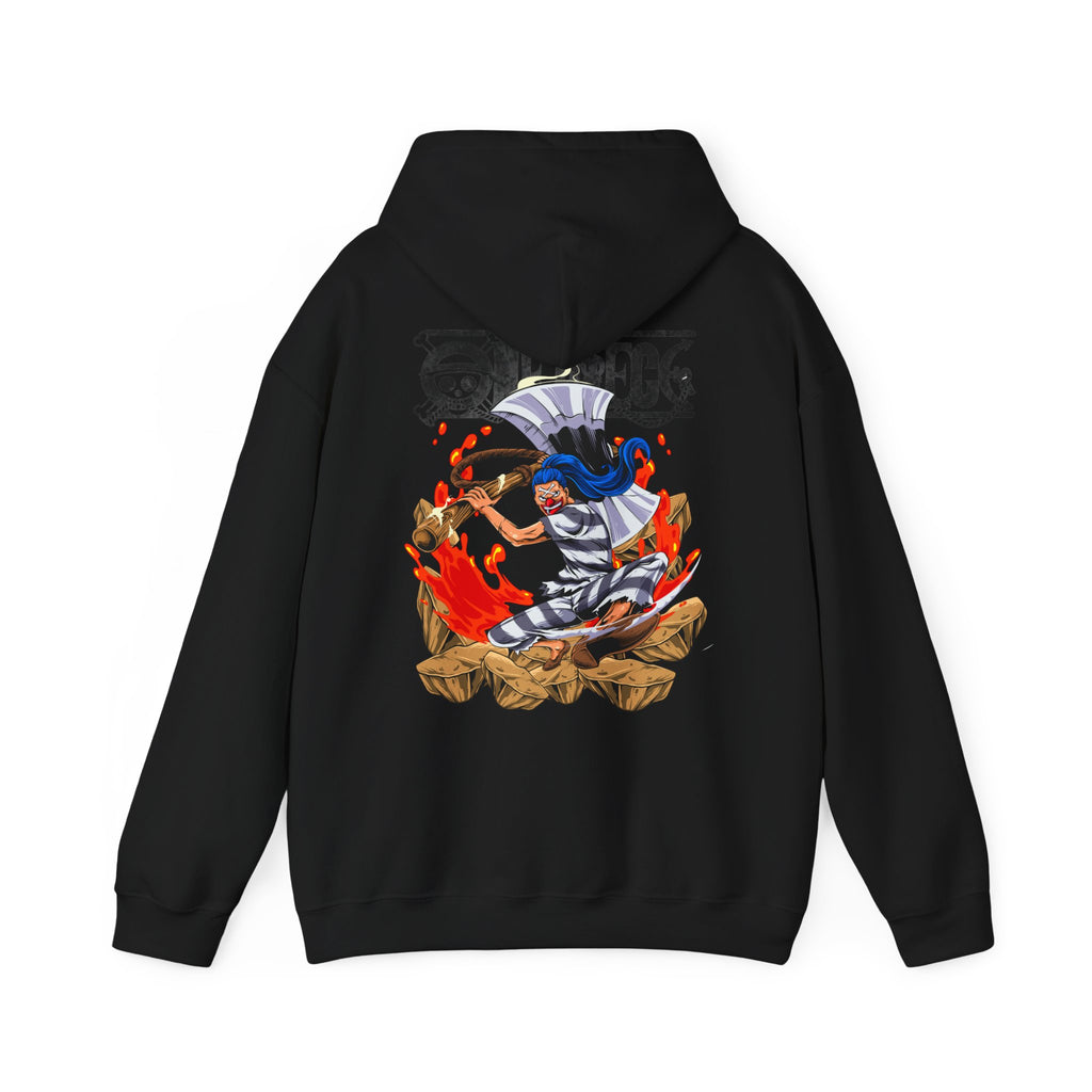 Oversized Anime Φούτερ "Buggy Flashy Yonko" PlusVibe (Έως 5XL)