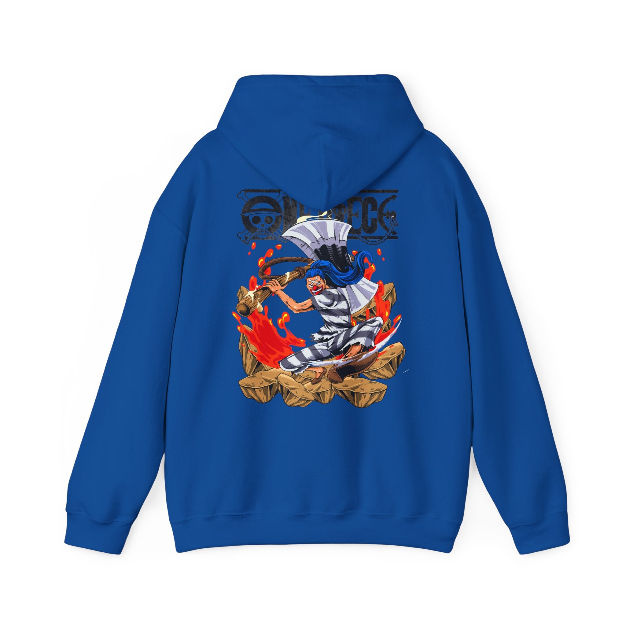 Oversized Anime Φούτερ "Buggy Flashy Yonko" PlusVibe (Έως 5XL)