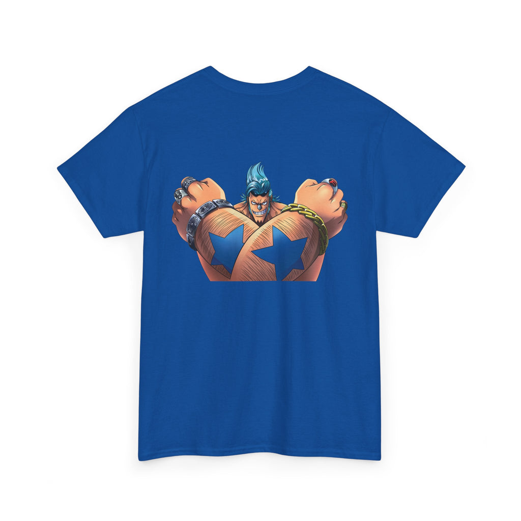 Graphic Anime Μπλούζα Franky – Retro Chest & Back Print