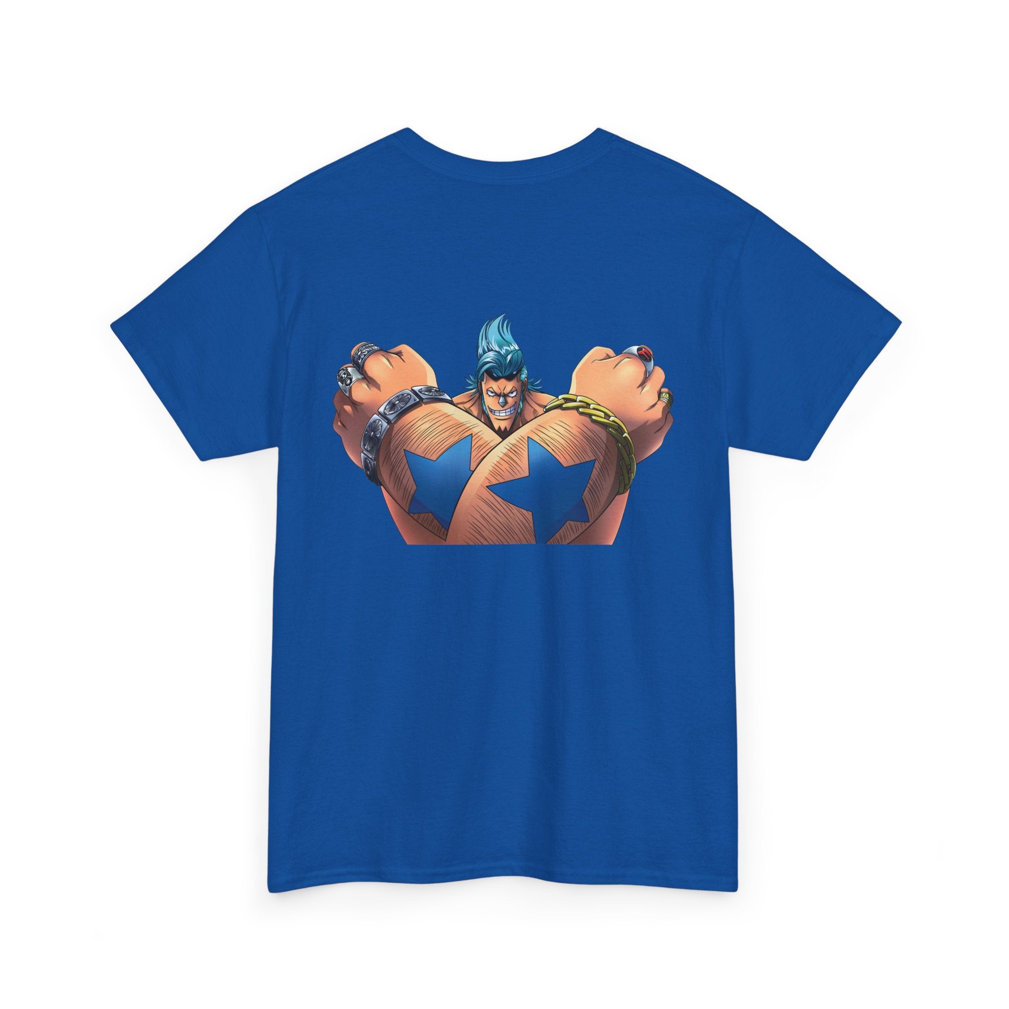 Graphic Anime Μπλούζα Franky – Retro Chest & Back Print