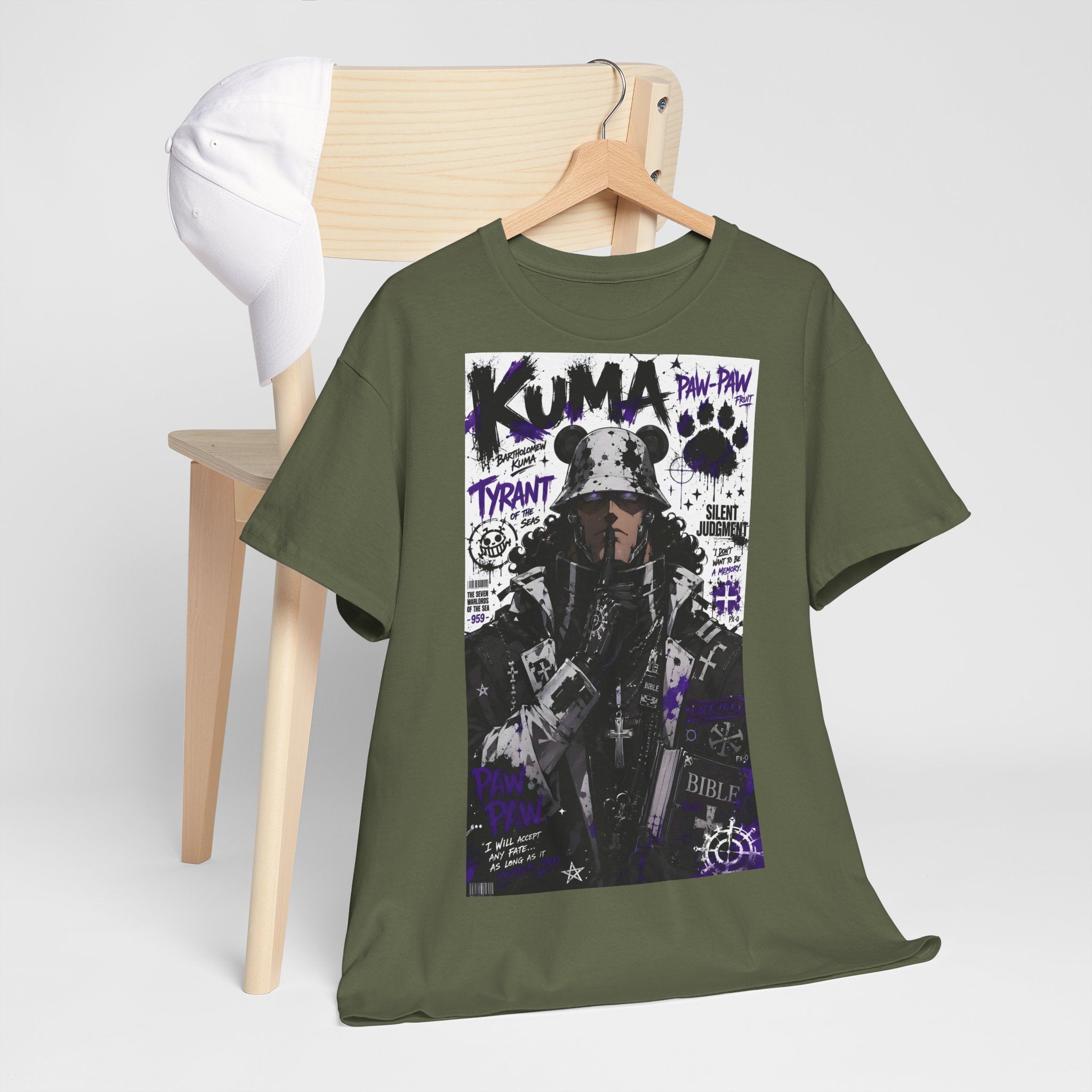 Anime T-Shirt "Bartholomew Kuma Streetwear" PlusVibe (Έως 5XL)