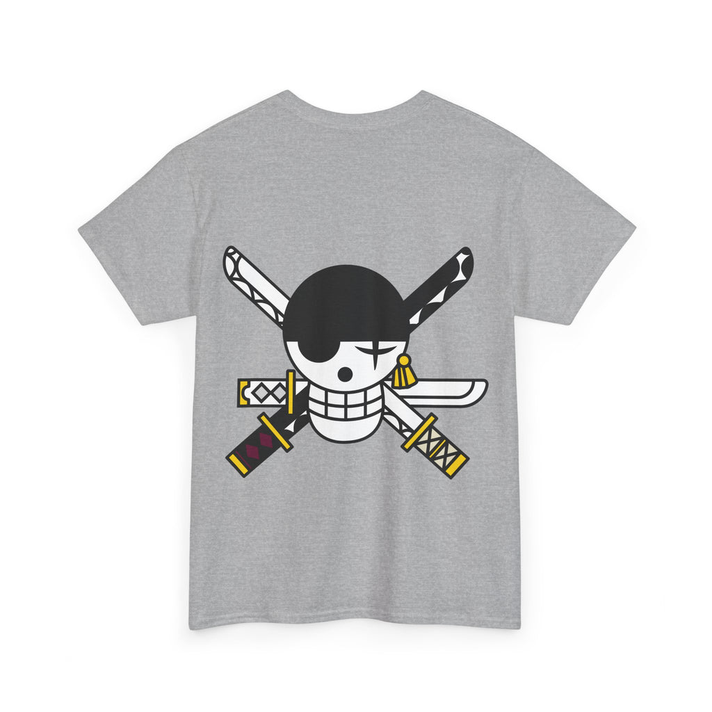 Anime T-Shirt "Zoro Jolly Roger" Backprint PlusVibe (Έως 5XL)