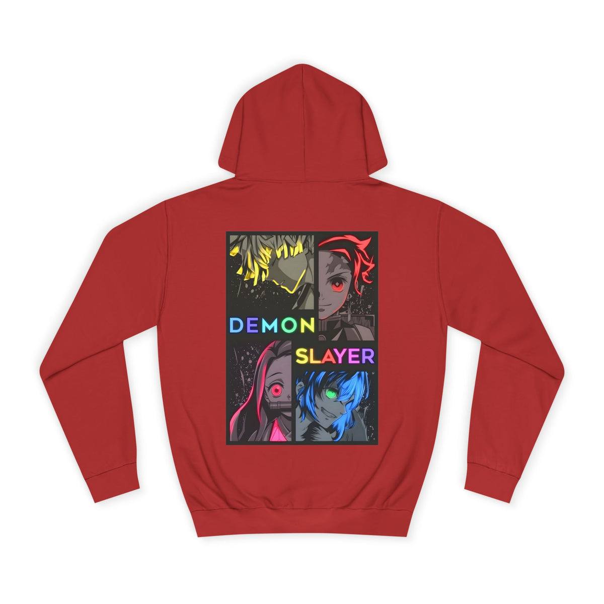 Anime Hoodie "Demon Slayer Neon Quadrant" PlusVibe (Έως 5XL)