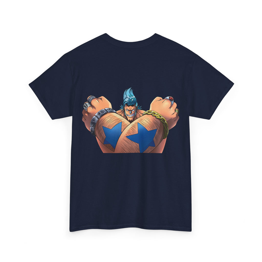 Graphic Anime Μπλούζα Franky – Retro Chest & Back Print
