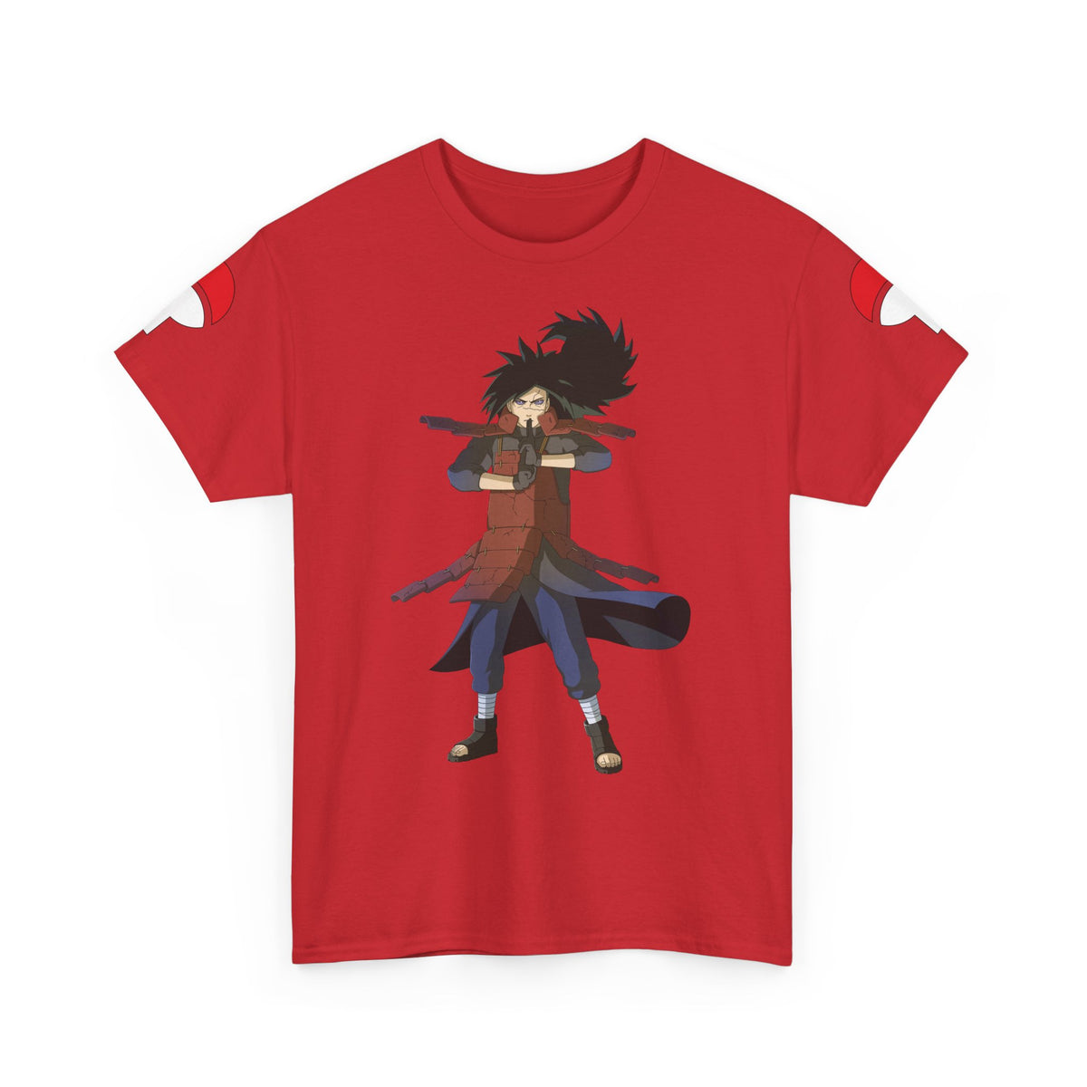Graphic Anime Μπλούζα Madara – Premium Red Uchiha Symbol Tee