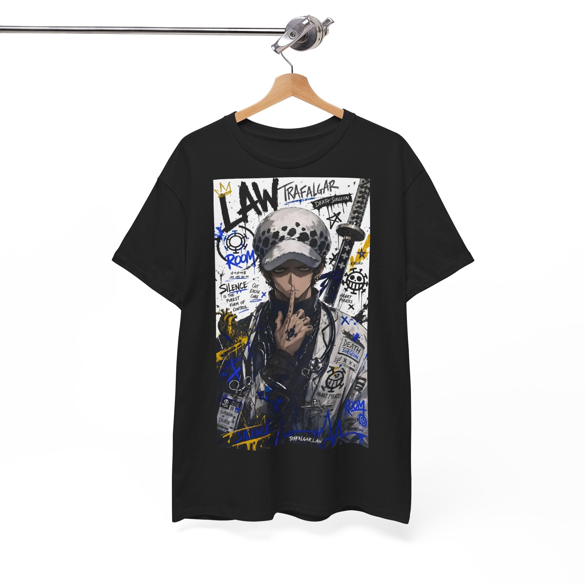 Anime T-Shirt "Trafalgar Law Streetwear" PlusVibe (Έως 5XL)