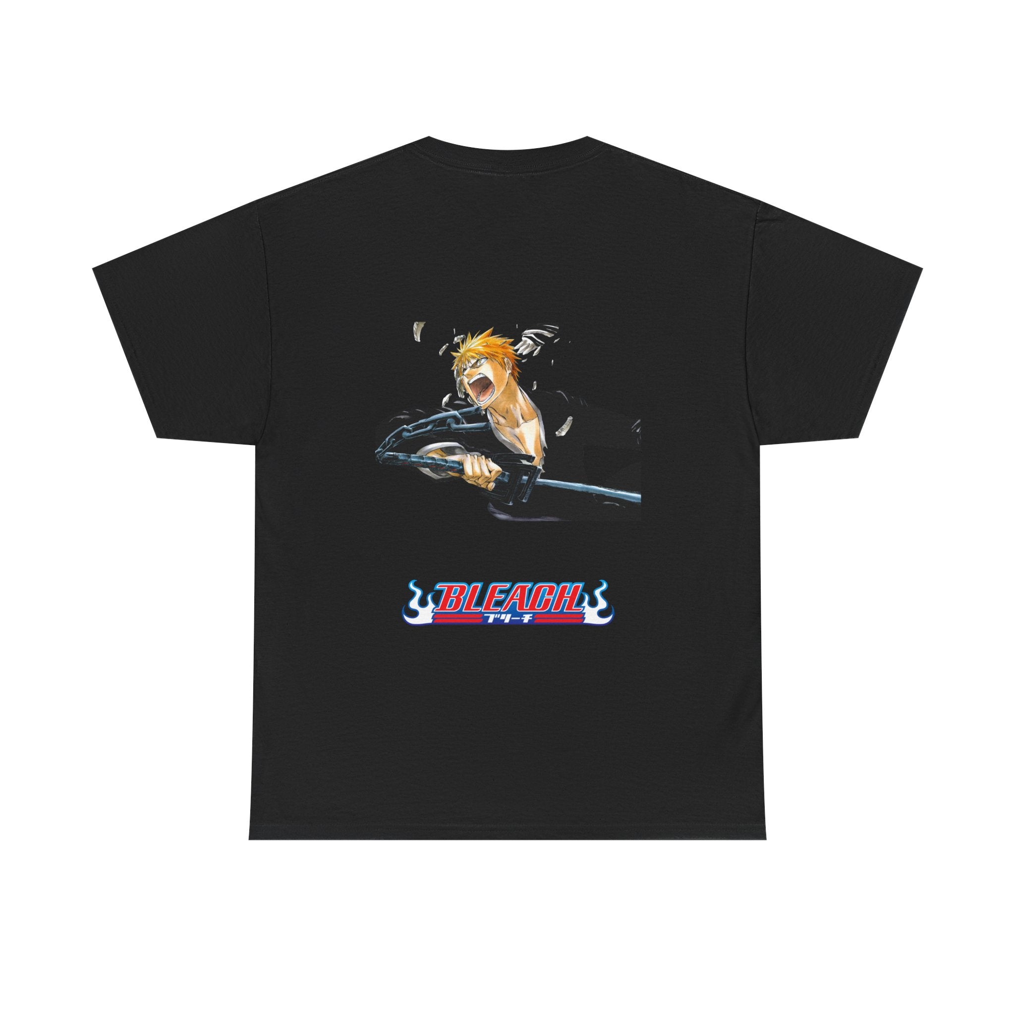 Graphic Anime Μπλούζα Bleach Retro Logo – Vintage Back Print