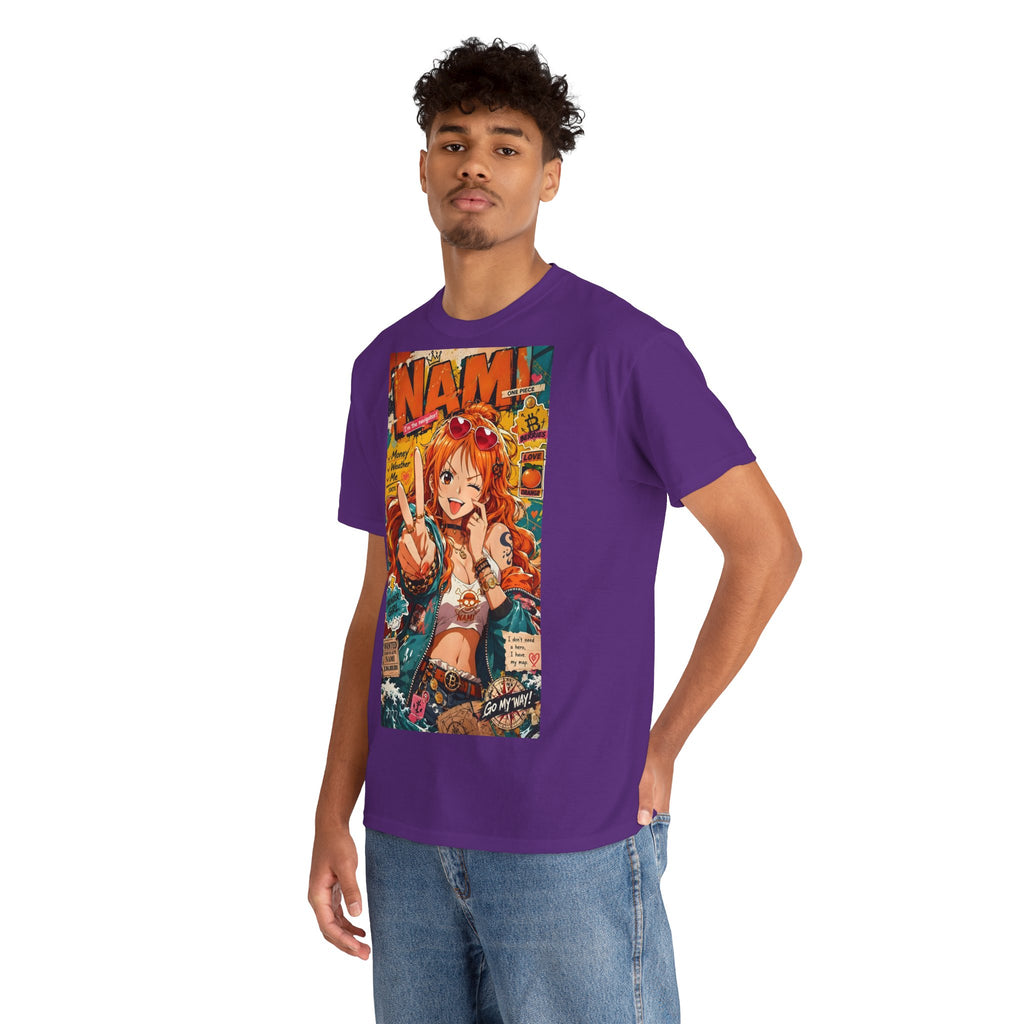Anime T-Shirt "Nami Cat Burglar Streetwear" PlusVibe (Έως 5XL)