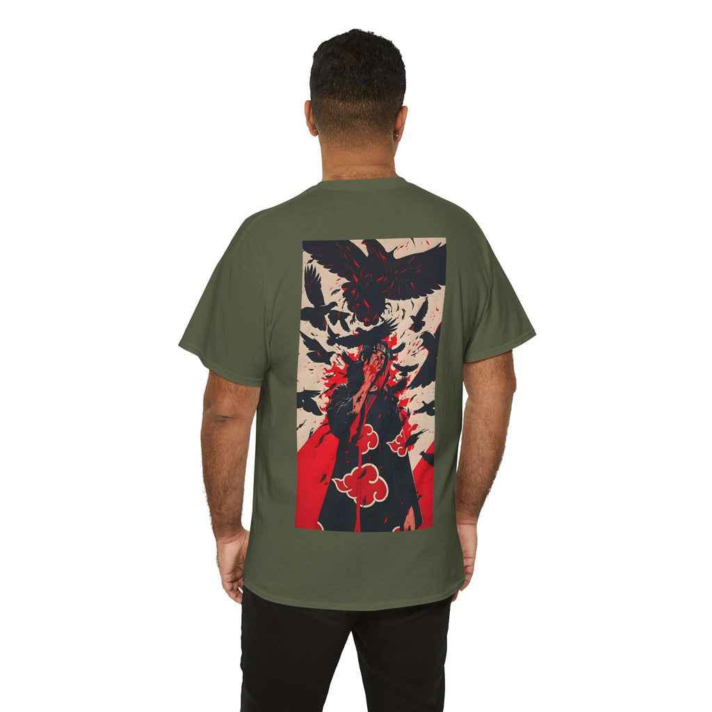 Anime T-Shirt "Itachi Uchiha Crow Illusion" PlusVibe (Έως 5XL)