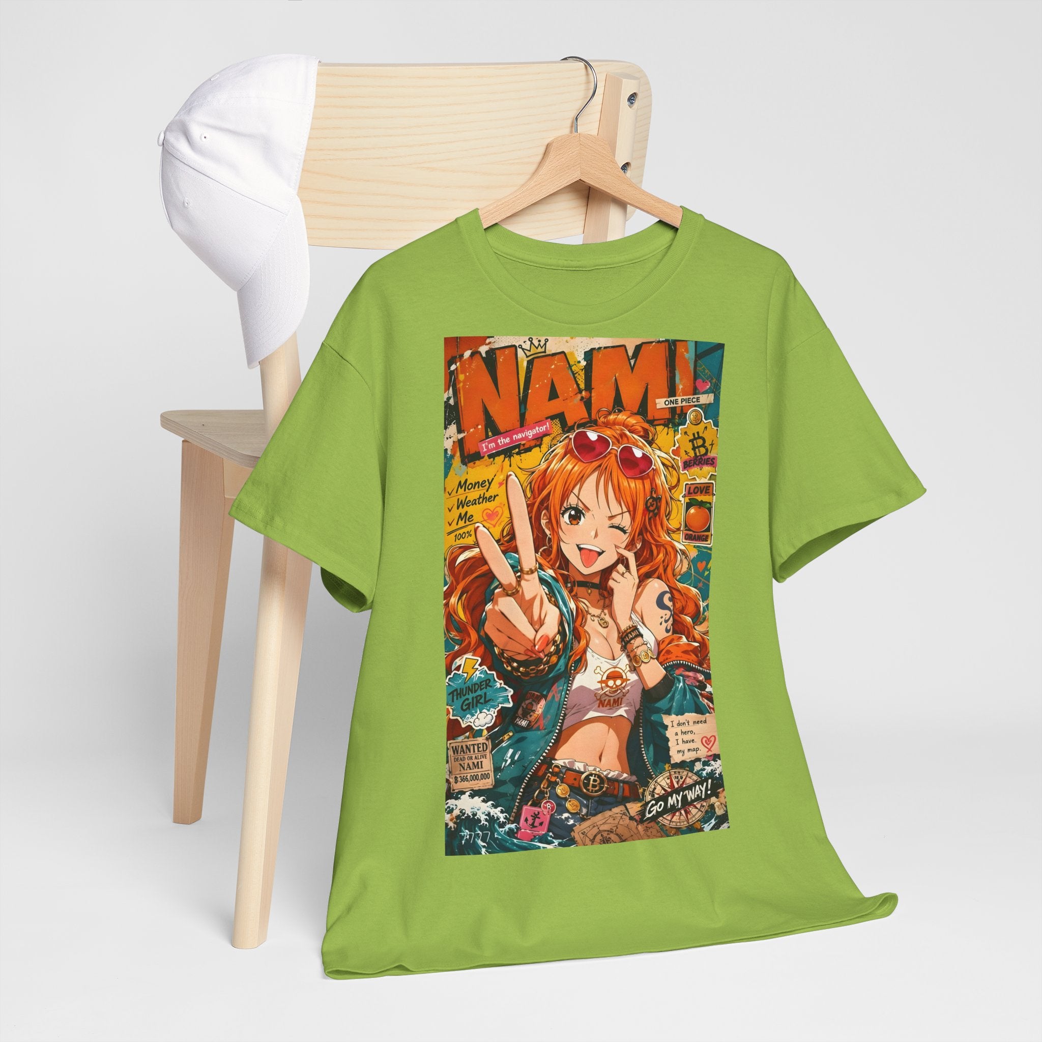 Anime T-Shirt "Nami Cat Burglar Streetwear" PlusVibe (Έως 5XL)